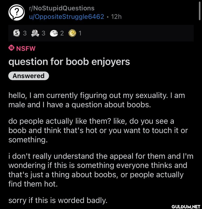ㅤ    ? r/NoStupidQuestions...