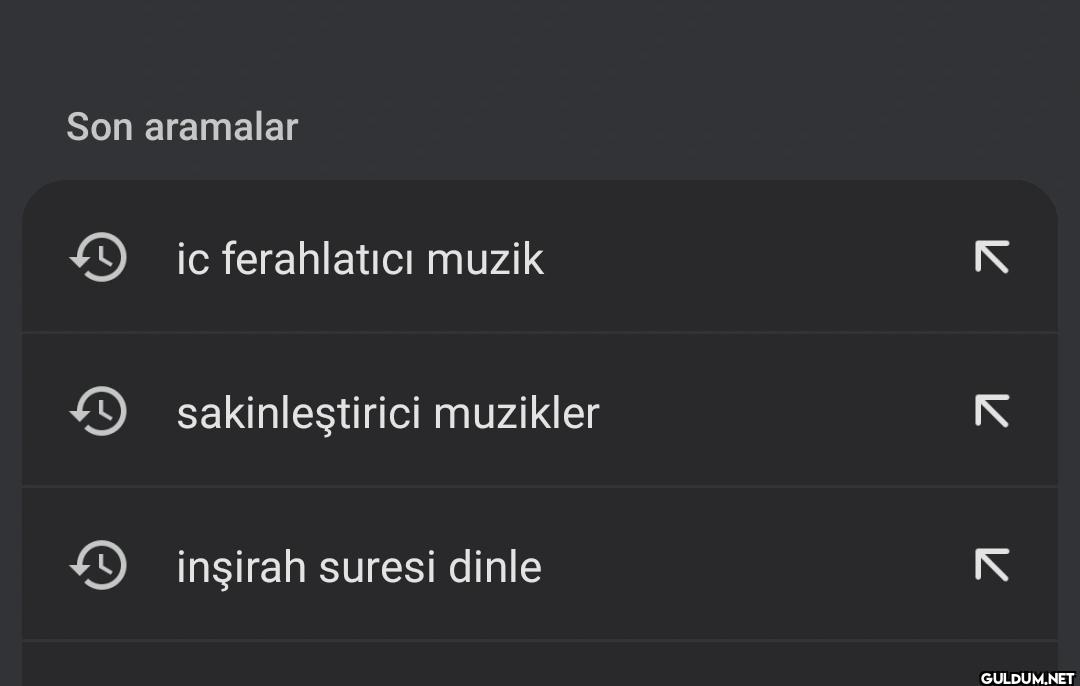 Son aramalar ic...