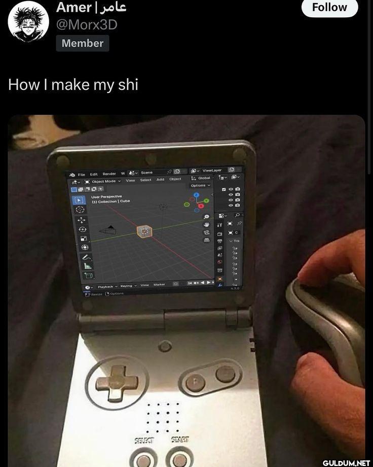 Member How I make my shi