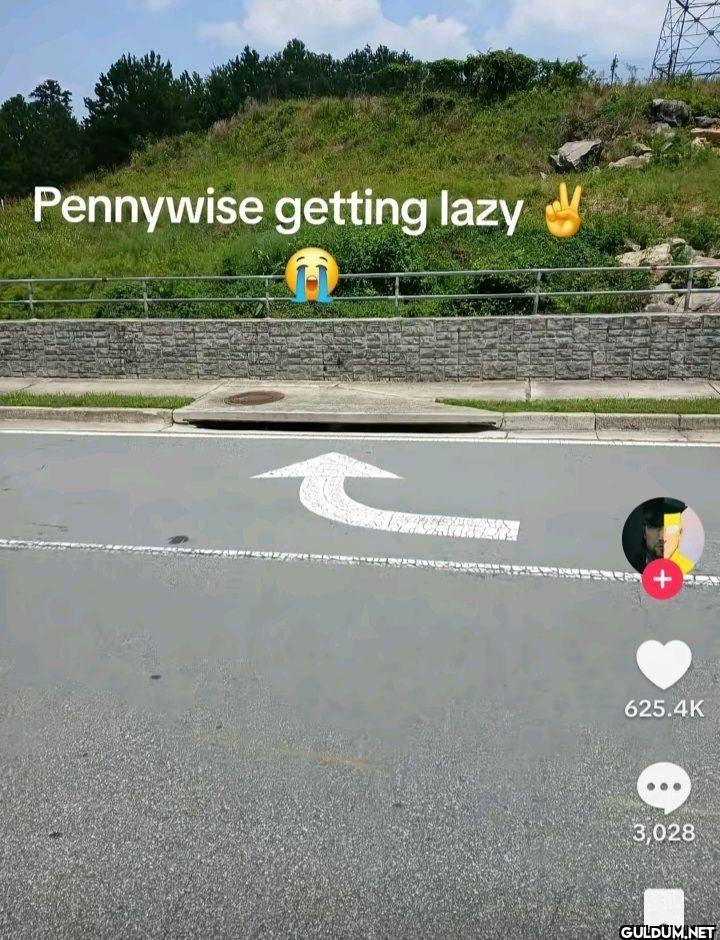Pennywise getting lazy