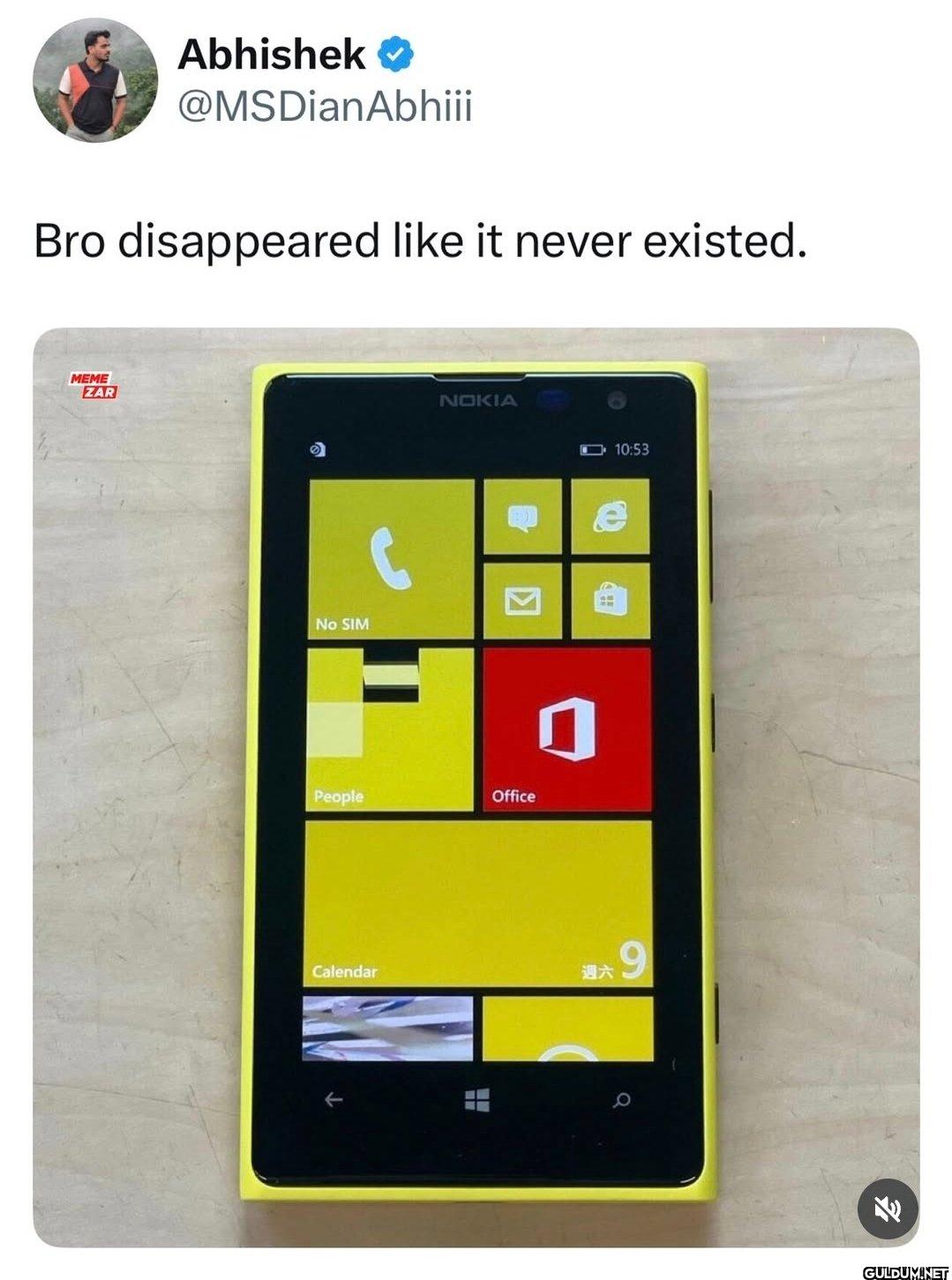 Bro disappeared like it...