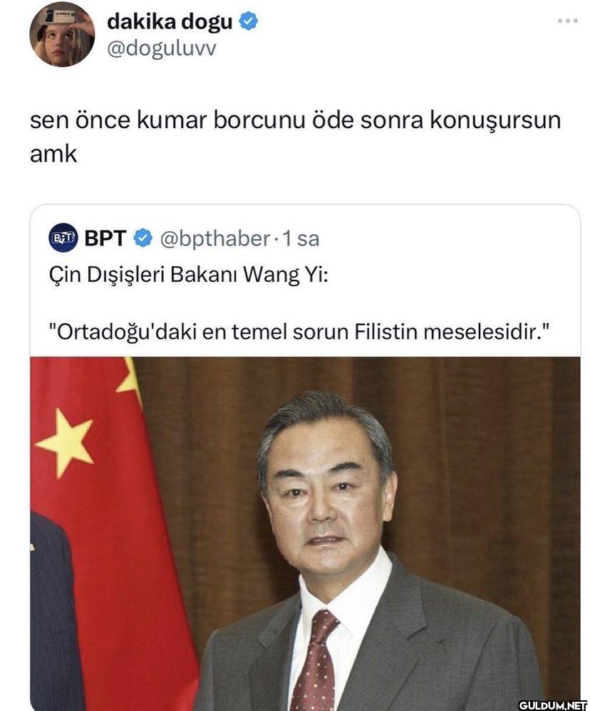 sen önce kumar borcunu öde...