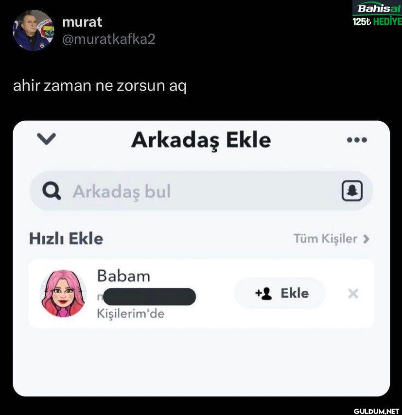 ahir zaman ne zorsun aq...