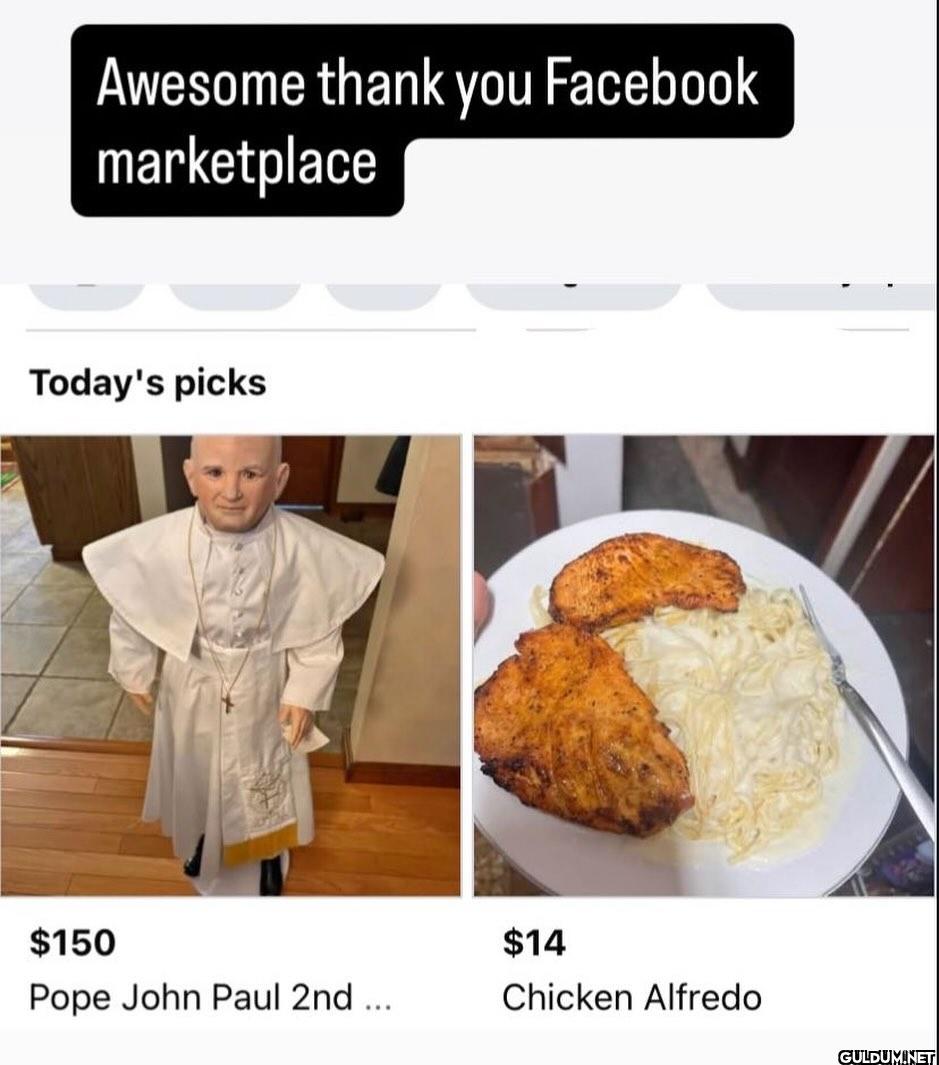 Awesome thank you Facebook...