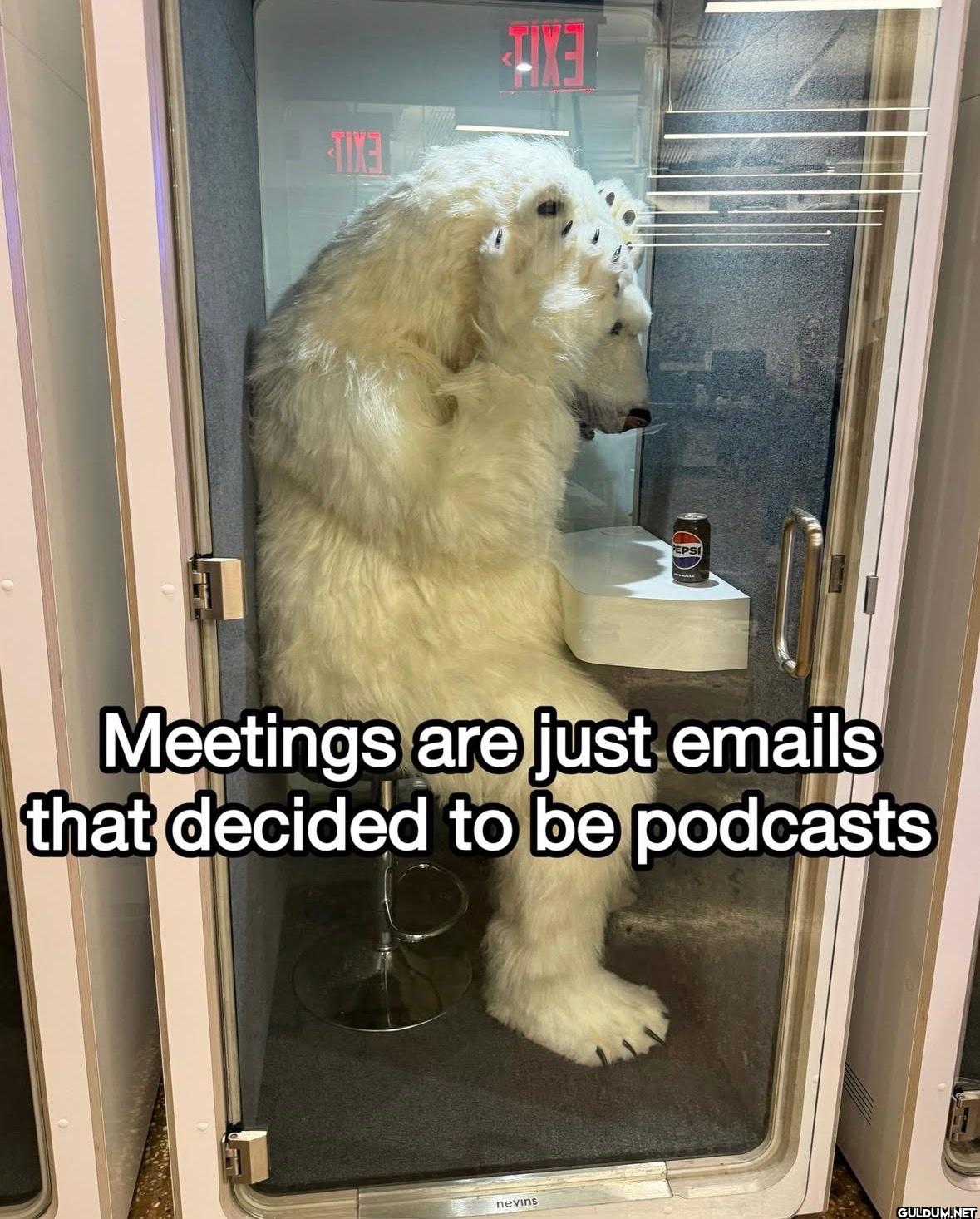 TIXE PEPSI Meetings are...