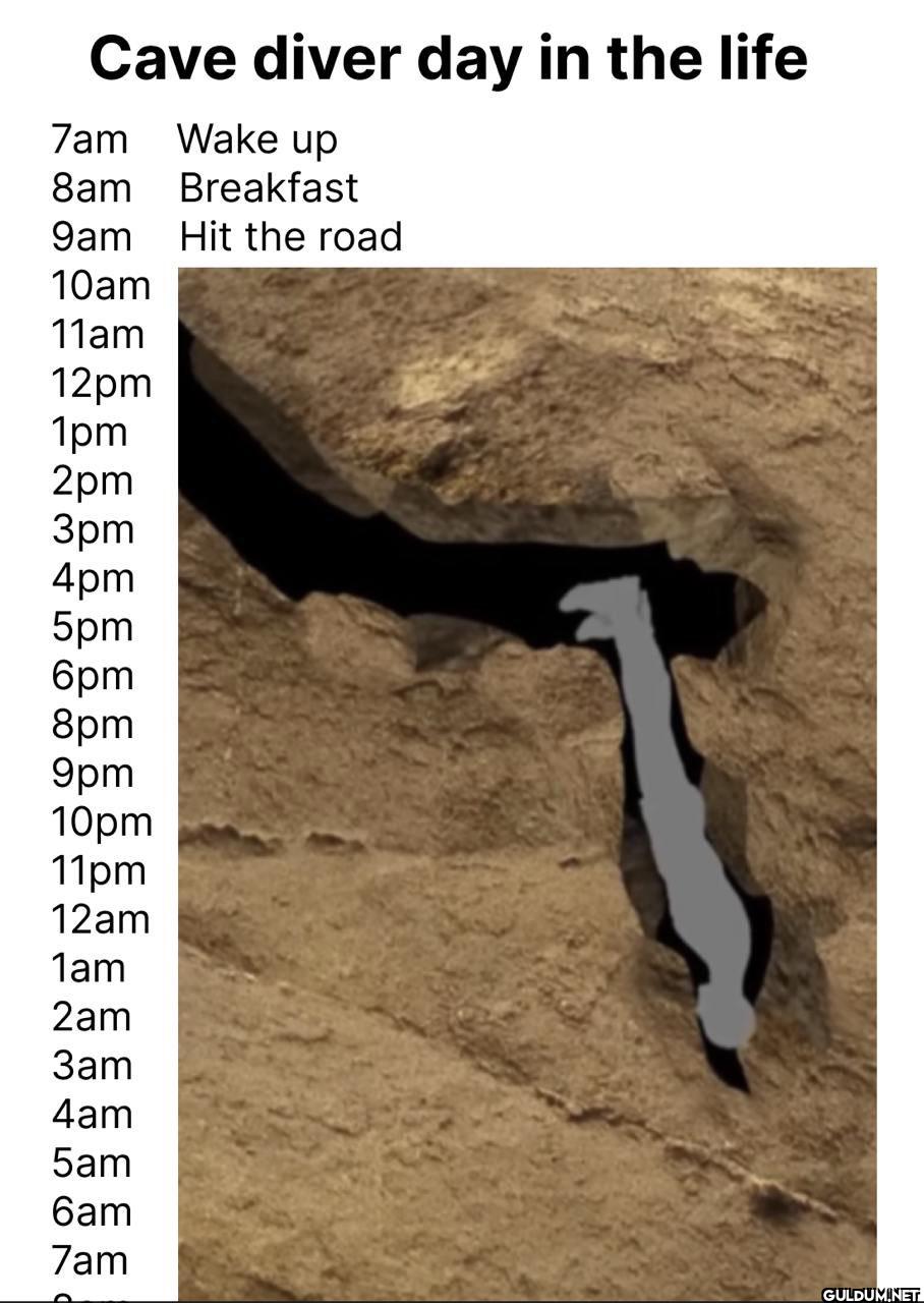 Cave diver day in the life...