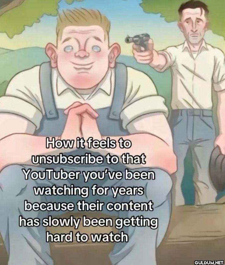 How it feels to...