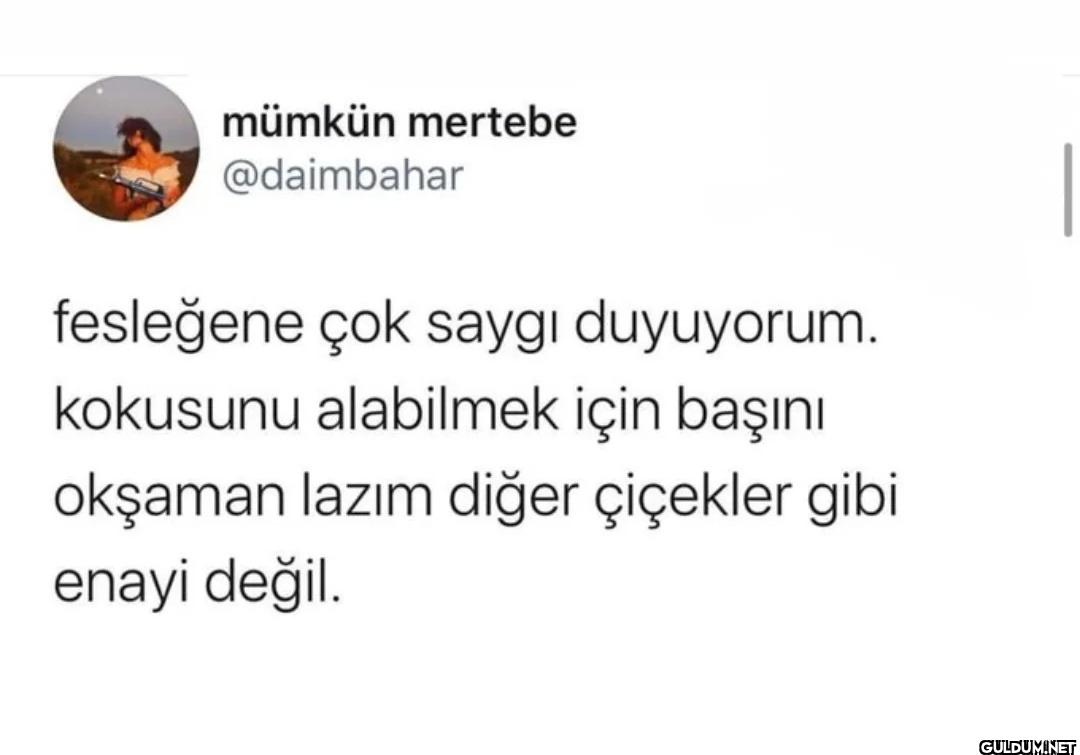 fesleğene çok saygı...