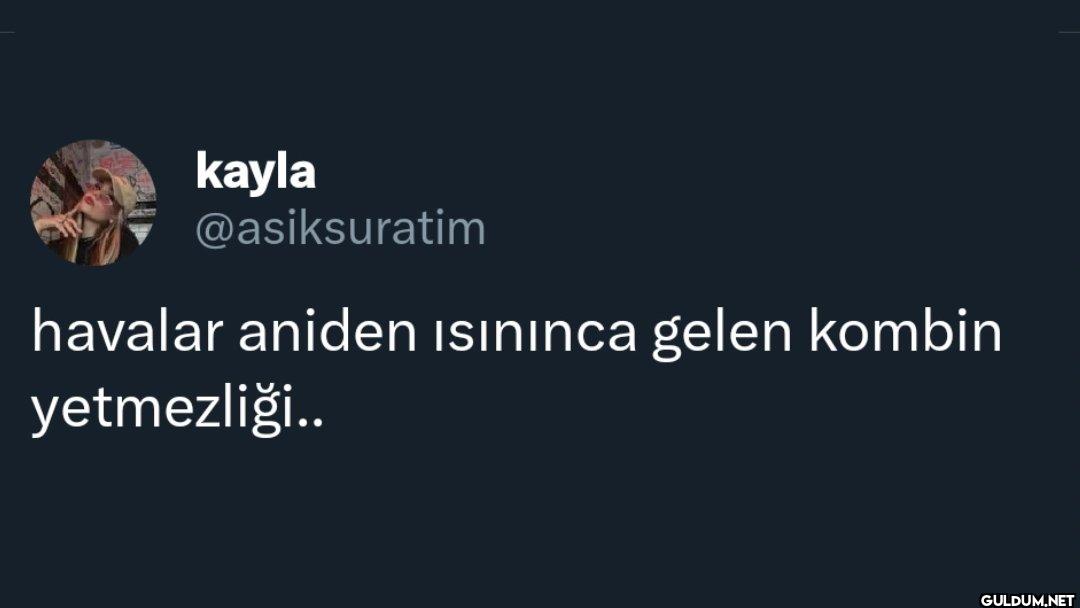 havalar aniden ısınınca...