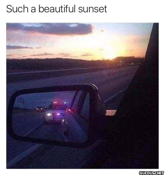 Such a beautiful sunset