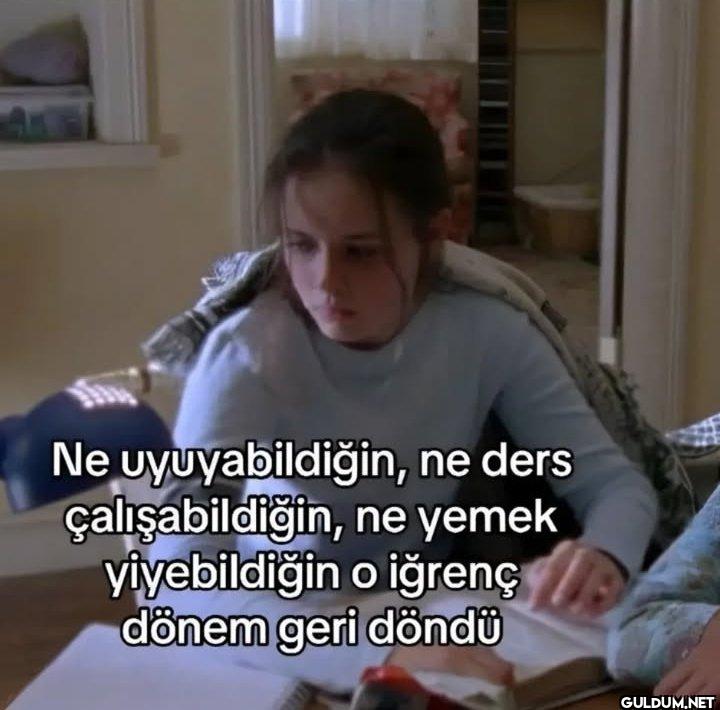 Ne uyuyabildiğin, ne ders...