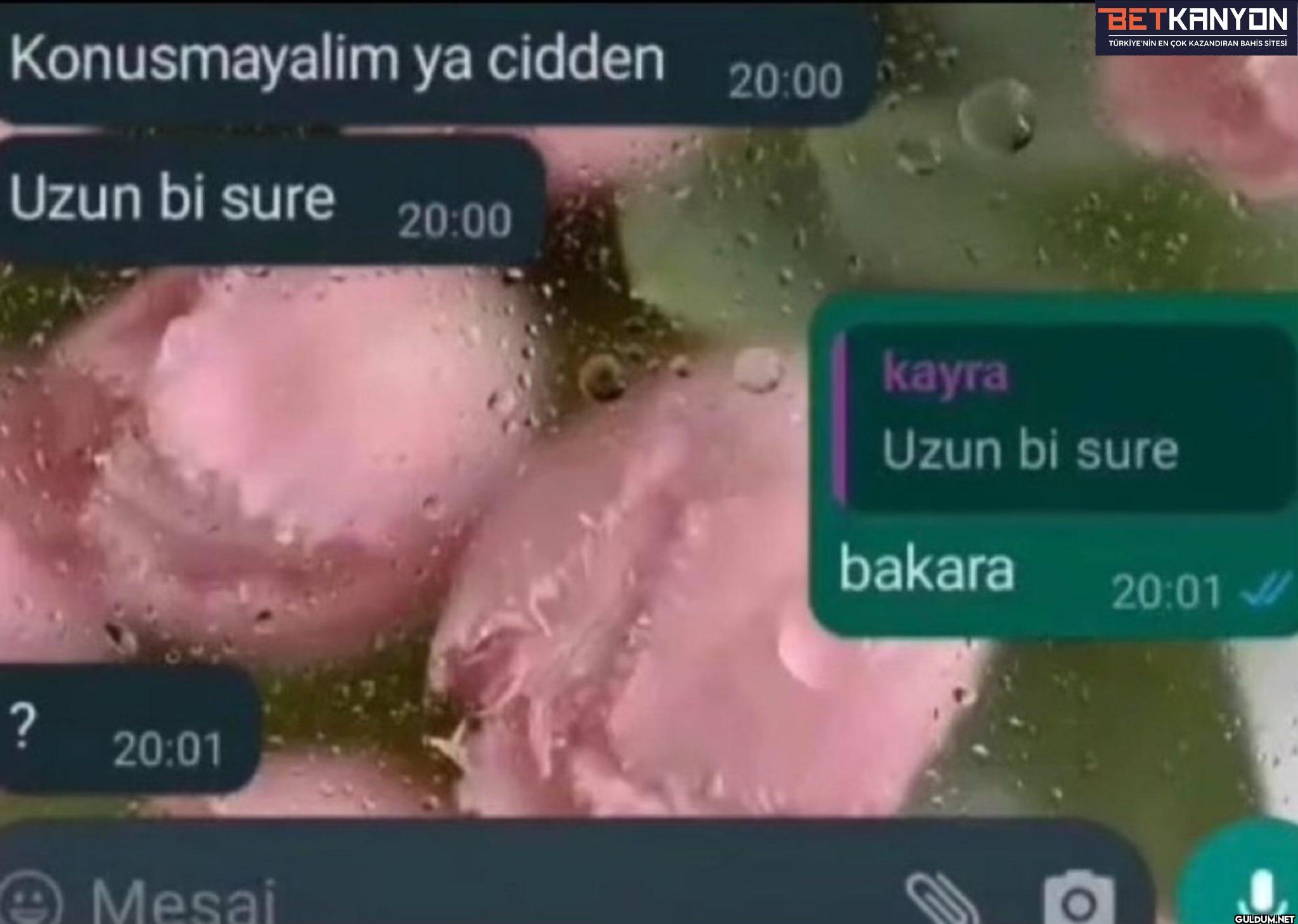 ?    Konusmayalim ya...