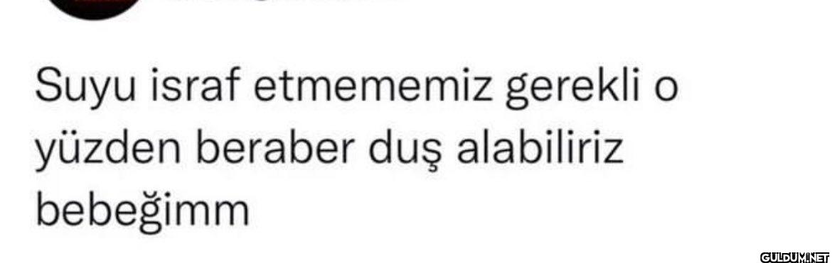 Suyu israf etmememiz...