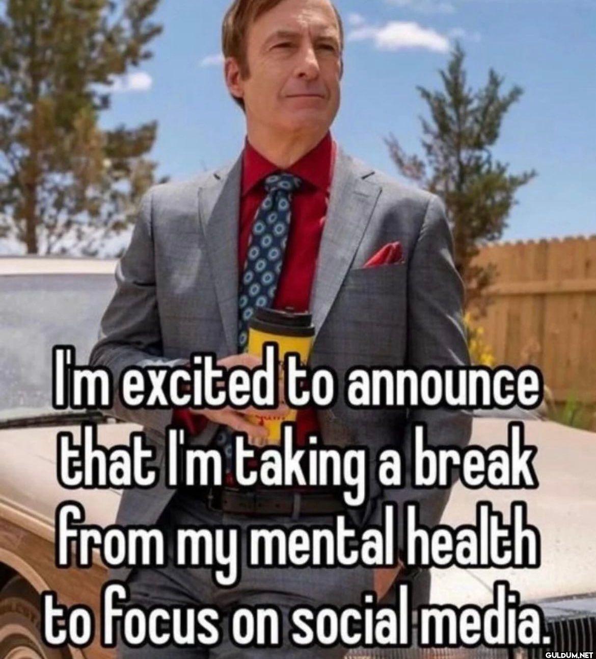 I'm excited to announce...