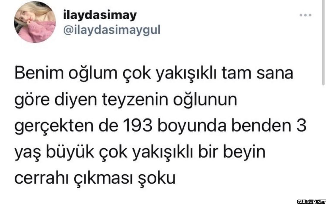 Benim oğlum çok yakışıklı...
