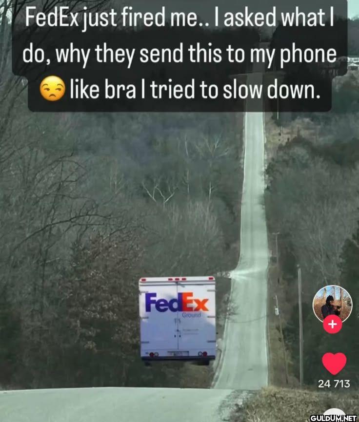 FedEx just fired me.. I...