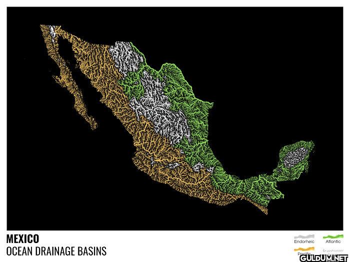 5. Ocean drainage basin...