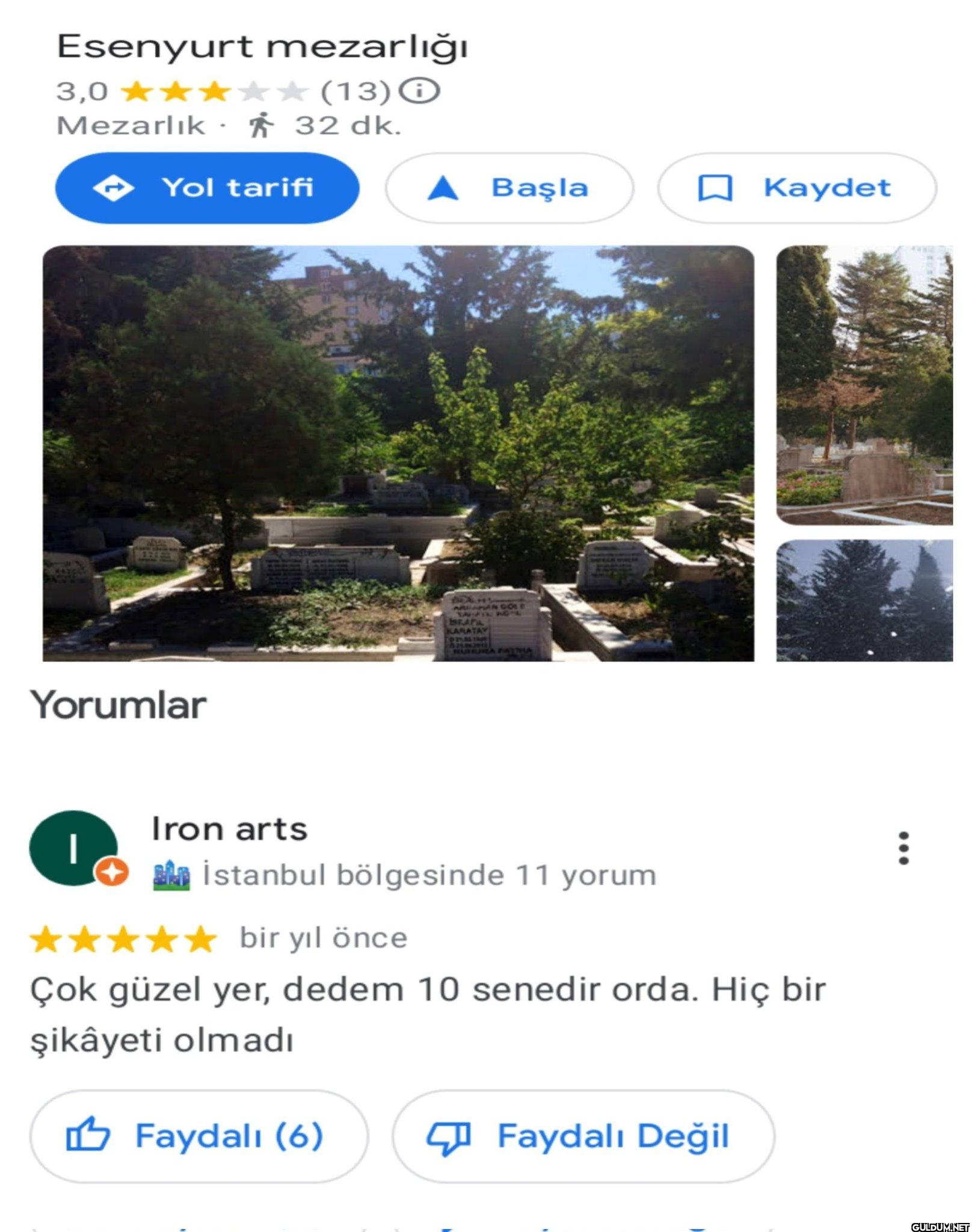 Esenyurt mezarlığı 3,0✰✰✰...