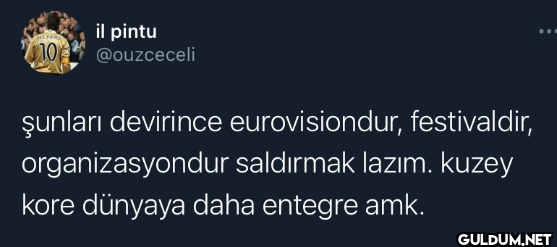 şunları devirince...