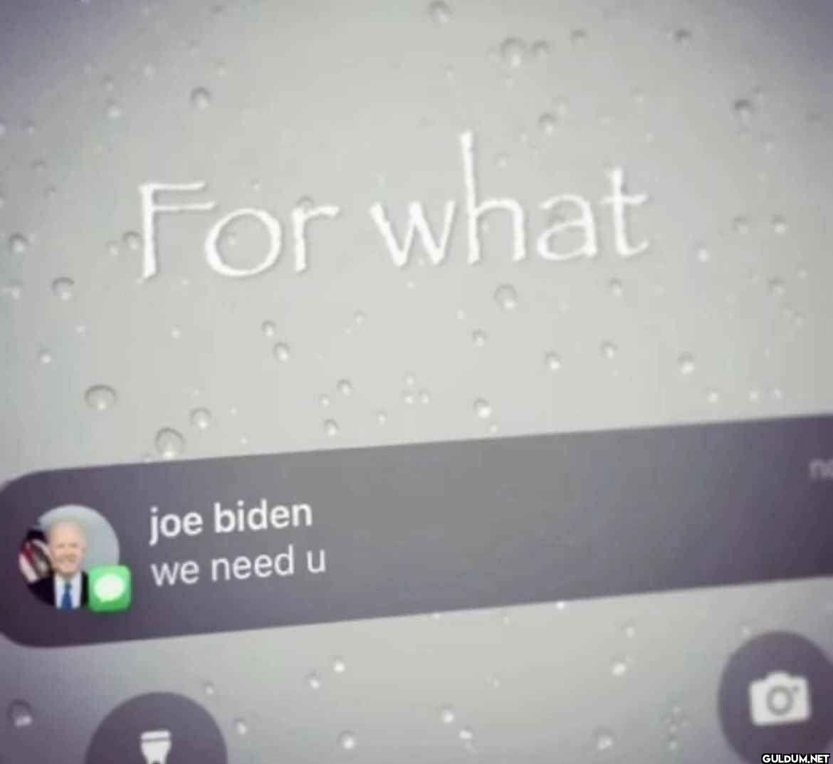 For what joe biden we need u