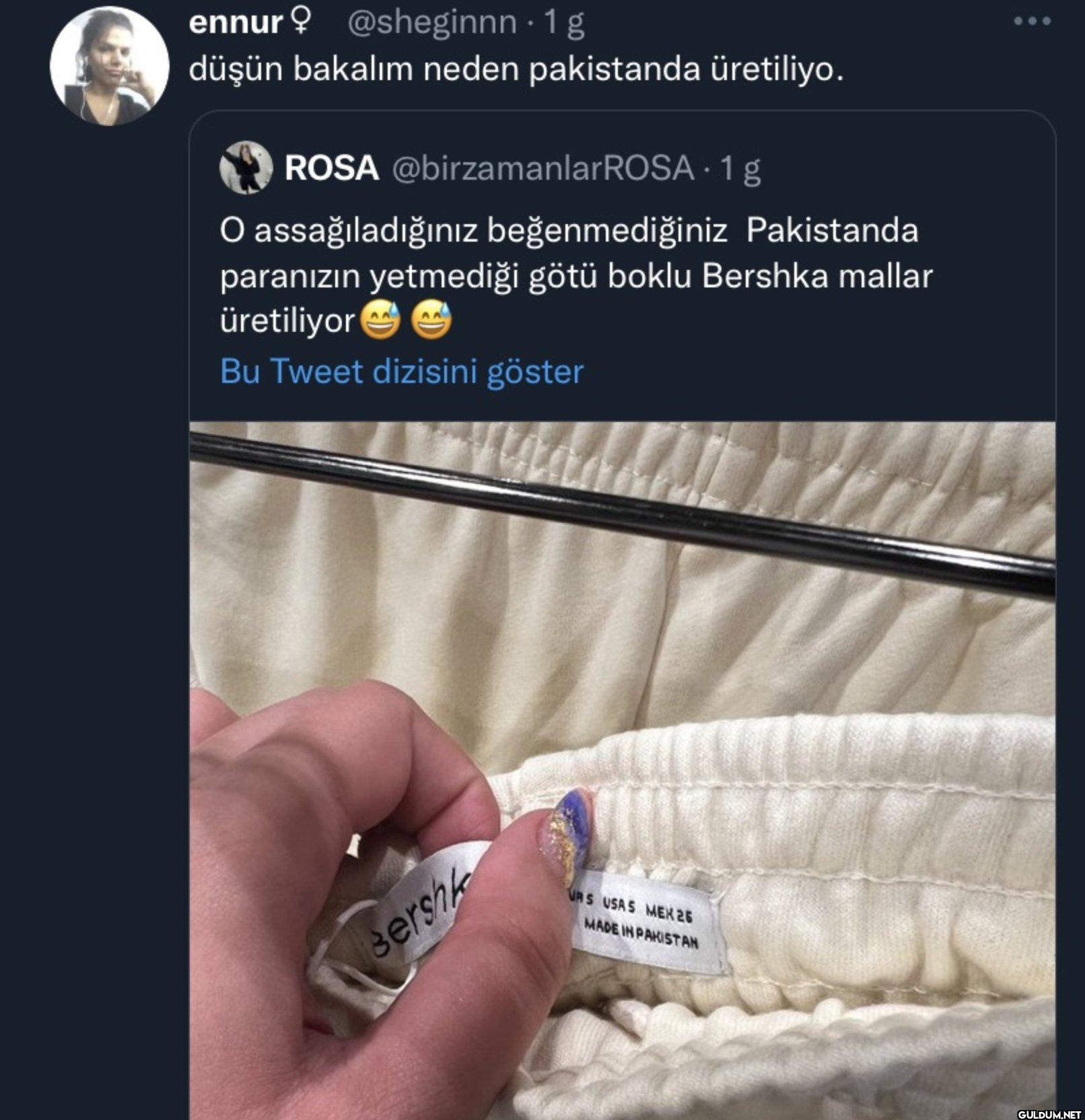 - 1 g düşün bakalım neden...