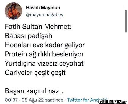 Fatih Sultan Mehmet:...