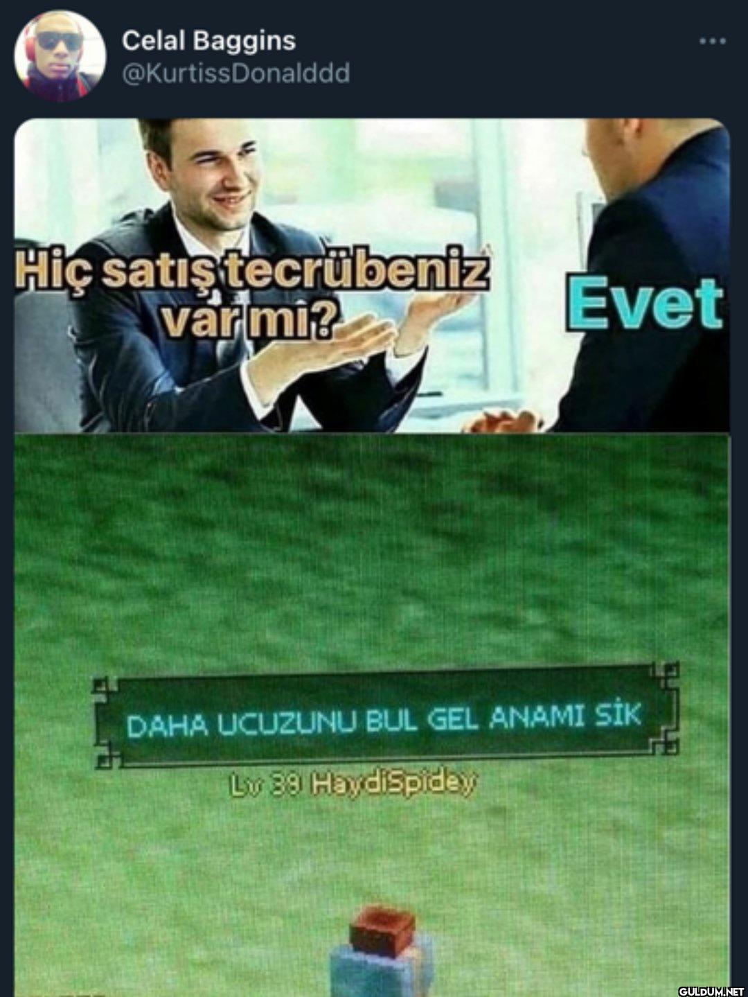 Hiç satış tecrübeniz...