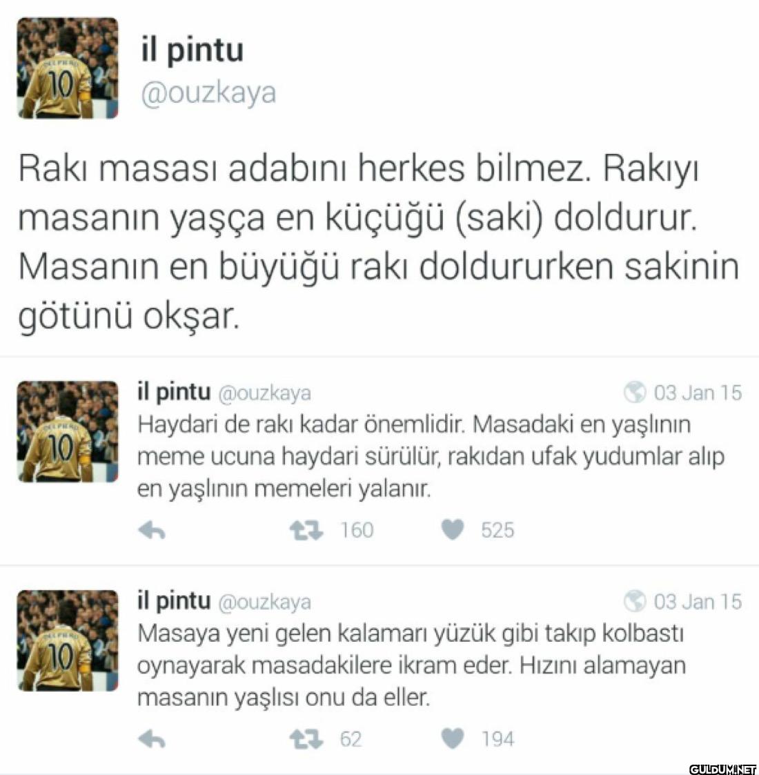Rakı masası adabını herkes...
