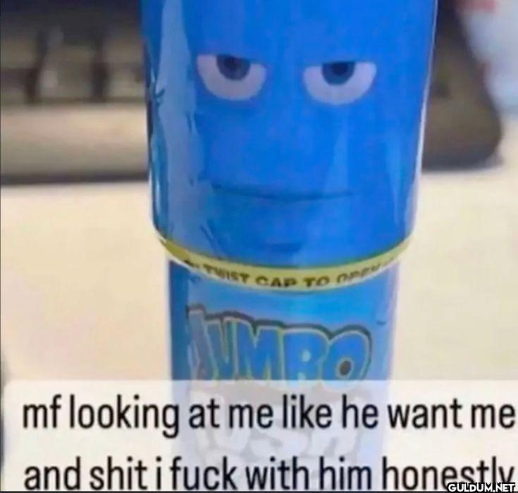 mf looking at me he want...