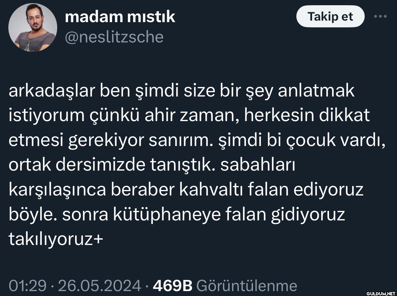 Biriyle tanışırken beş kez...