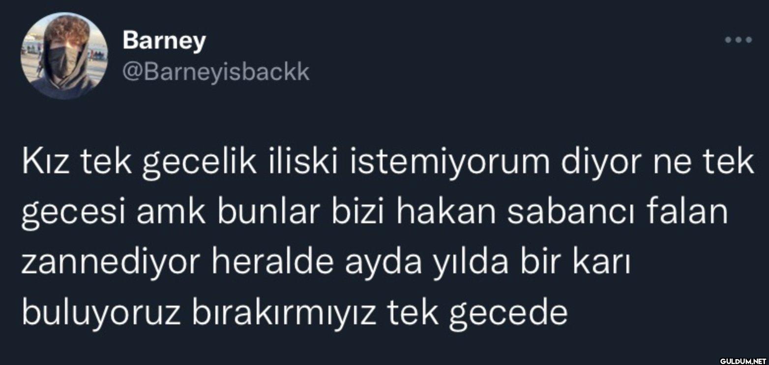 Kız tek gecelik iliski...