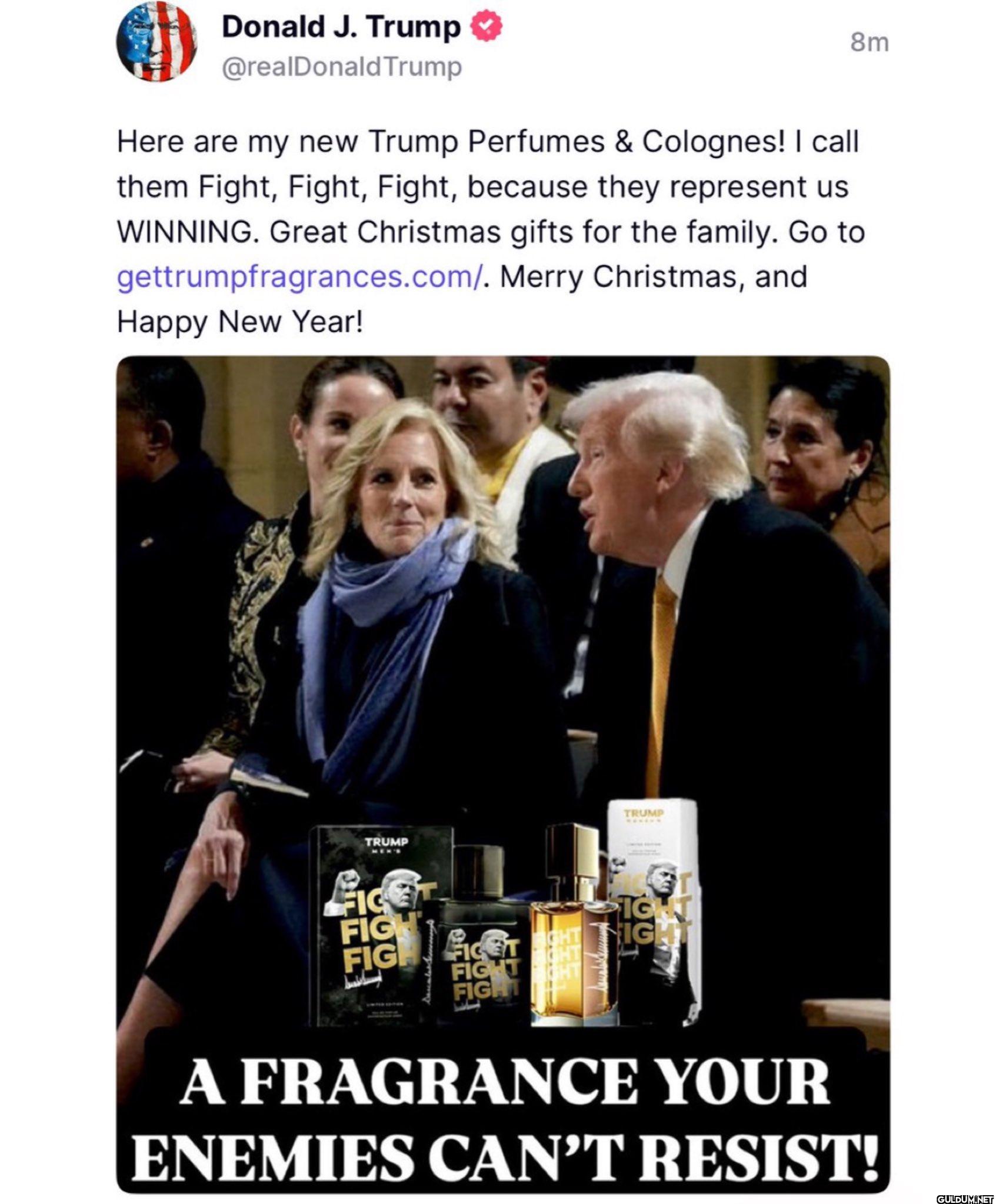 Trump is a natural comic,...