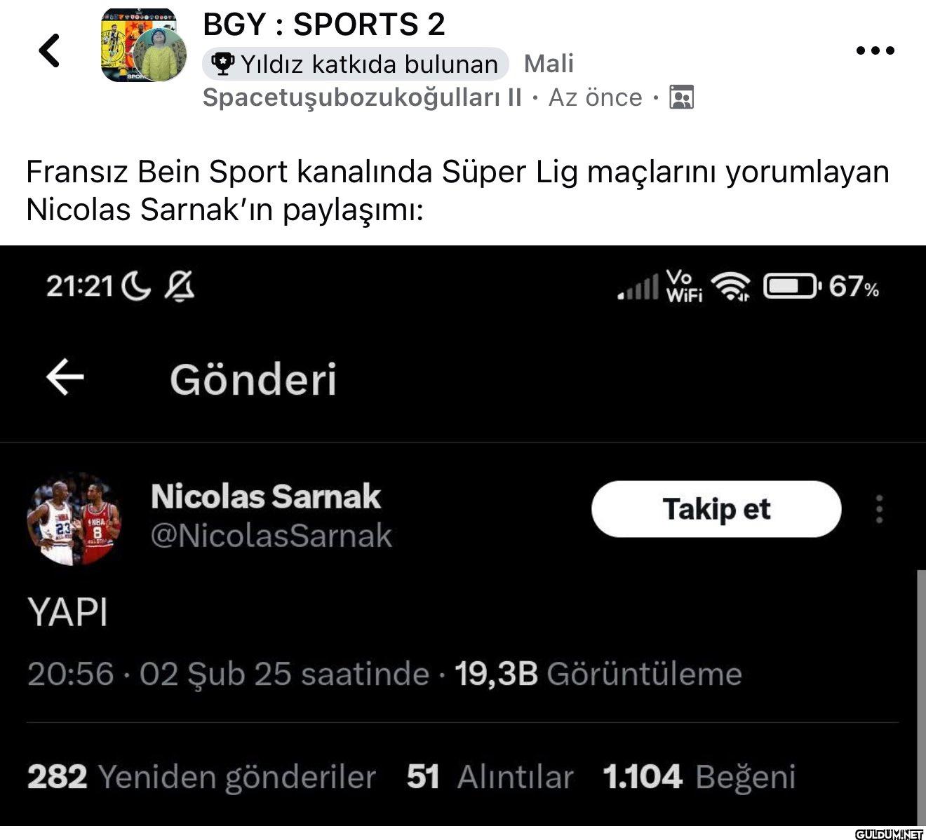 BGY SPORTS 2 < Yıldız...