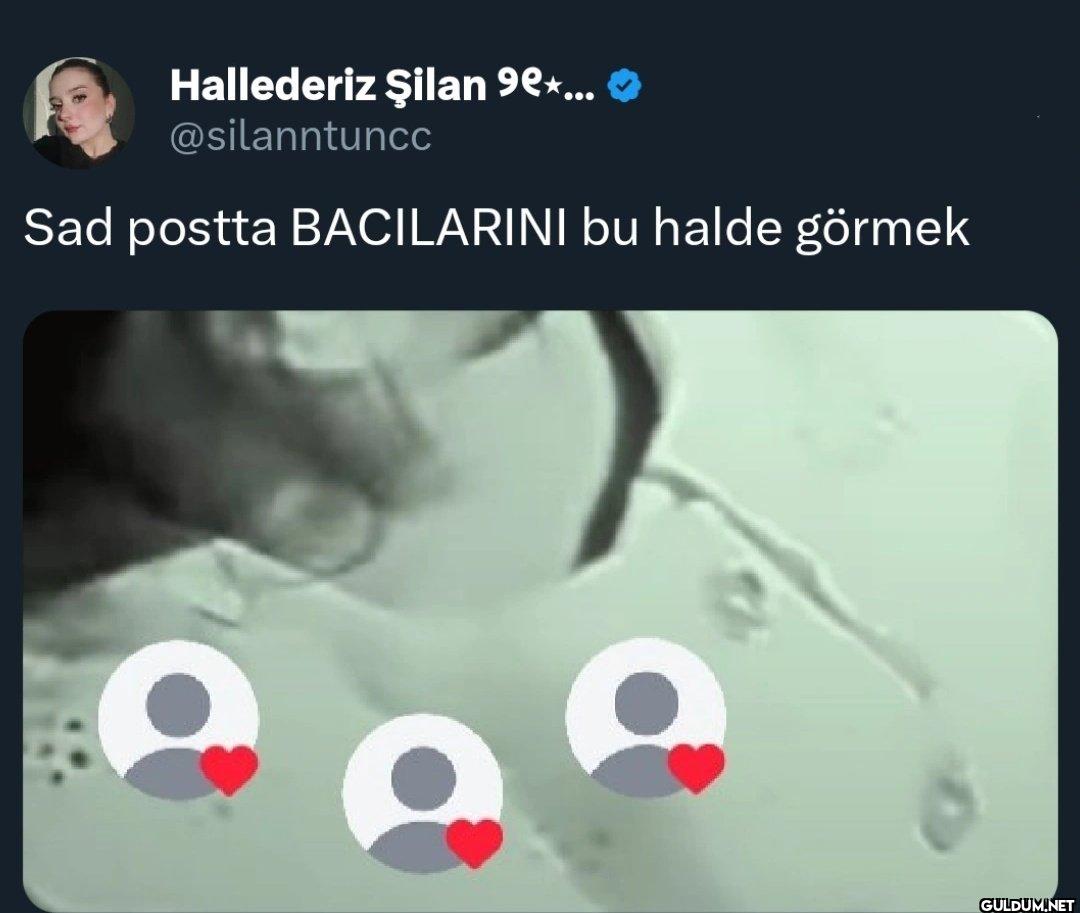 Sad postta BACILARINI bu...