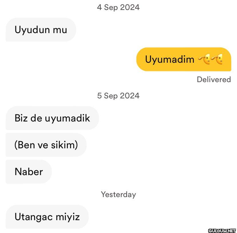 Utangac miyiz?    Uyudun...
