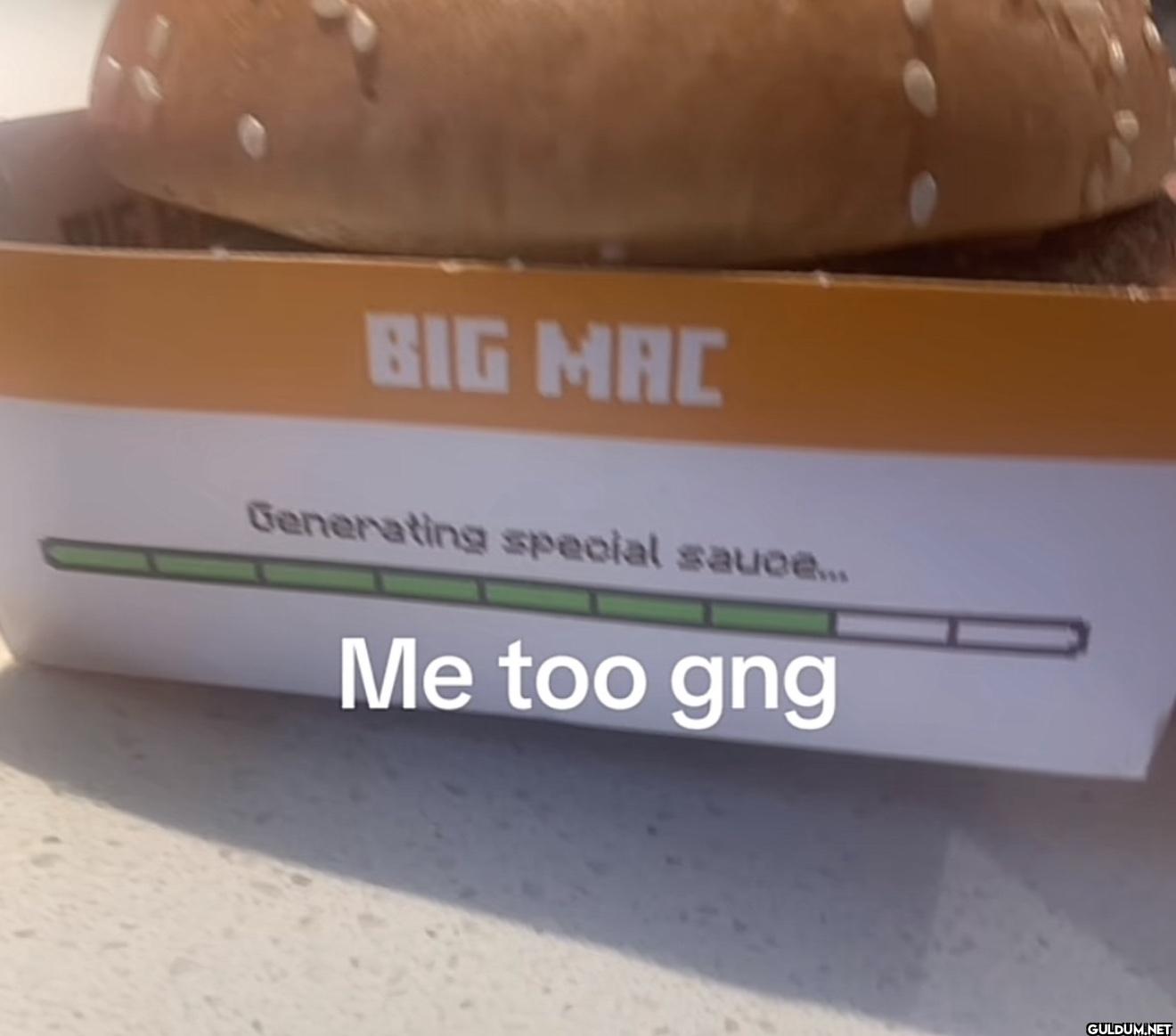 BIG MAC Generating special...