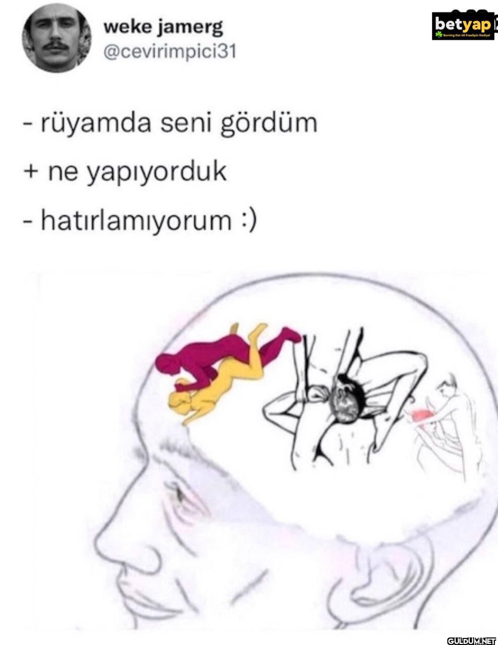 - rüyamda seni gördüm + ne...