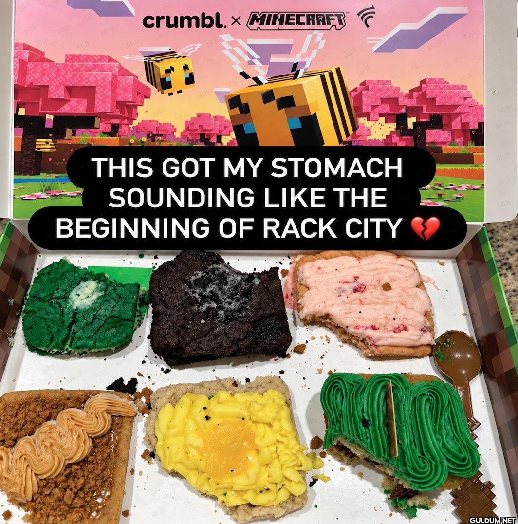 crumbl. MINECRAFT THIS GOT...