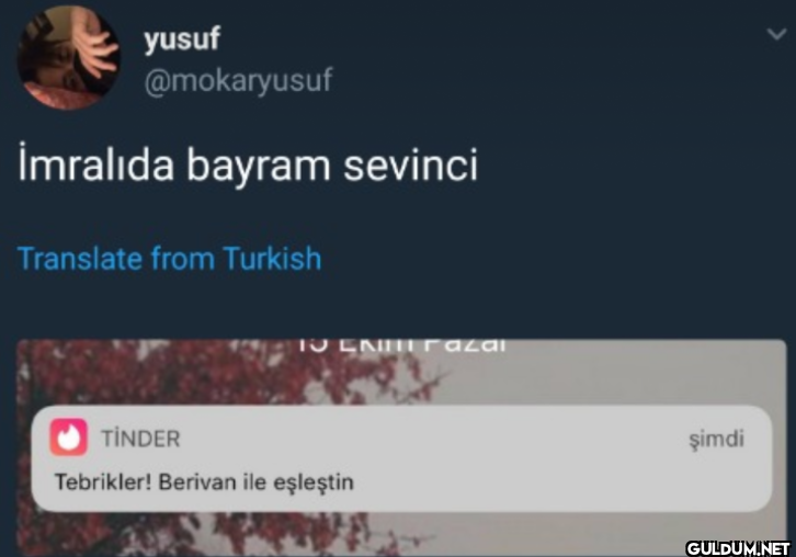 İmralıda bayram sevinci...