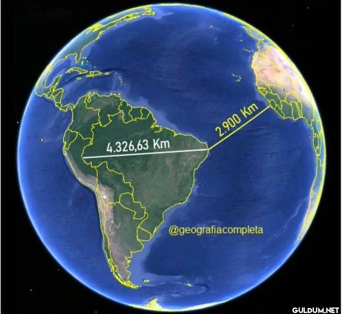 18. The easternmost point...