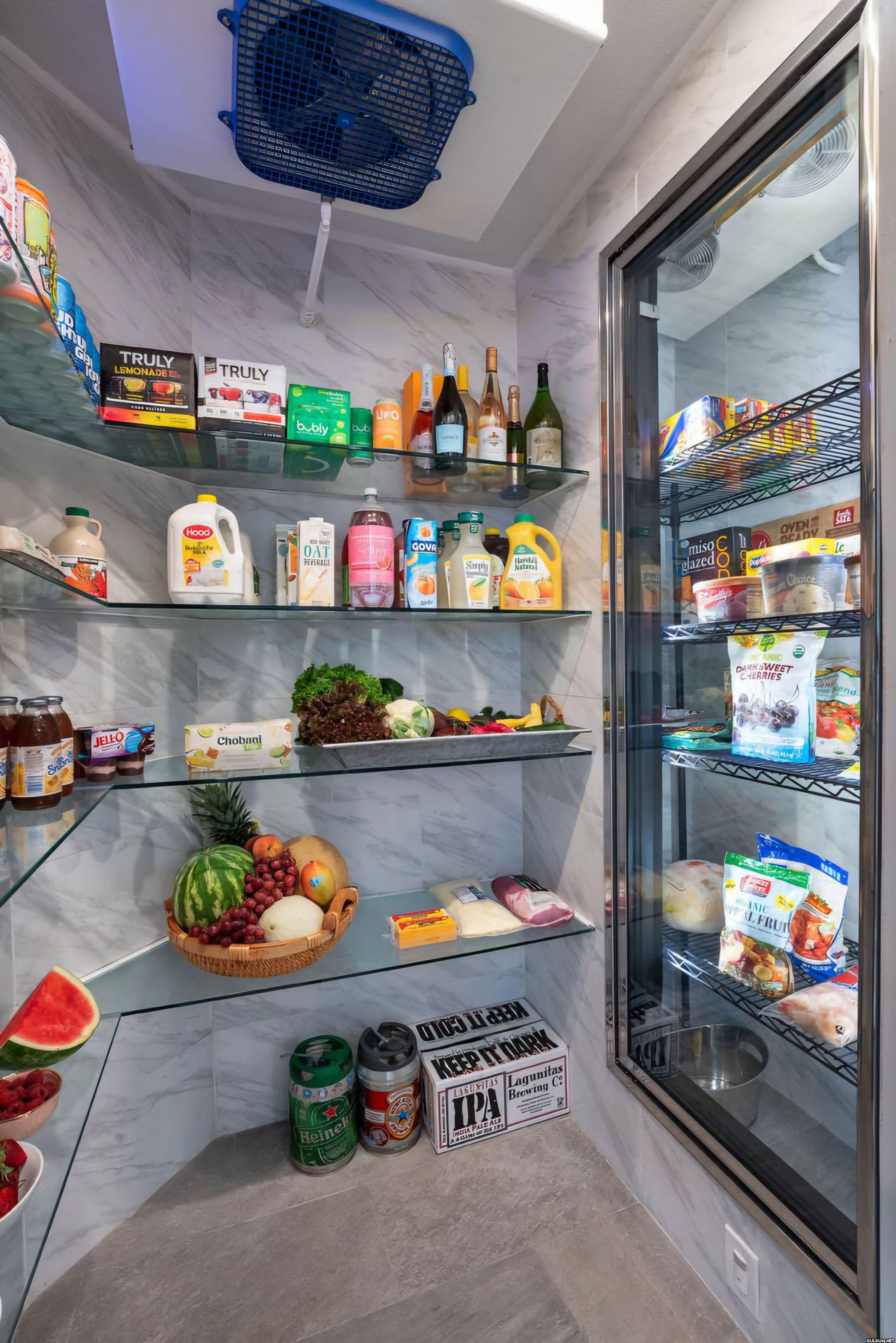 This walk-in fridge is...