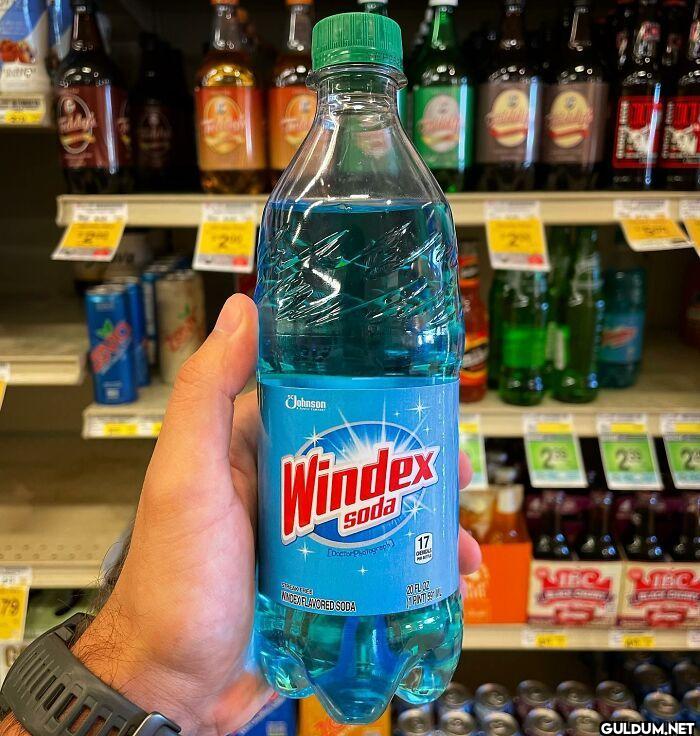 50 79 Johnson Windex soda...
