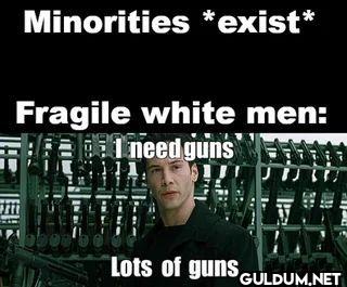 Minorities exist Fragile...