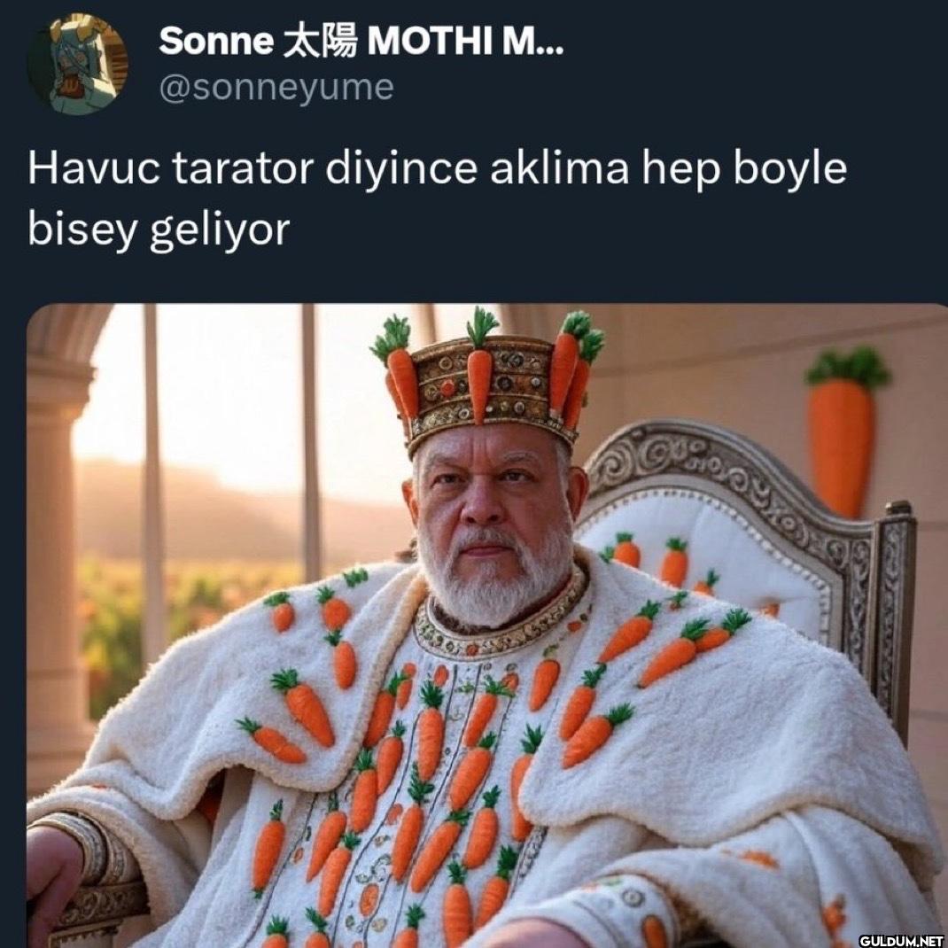 Havuc tarator diyince...