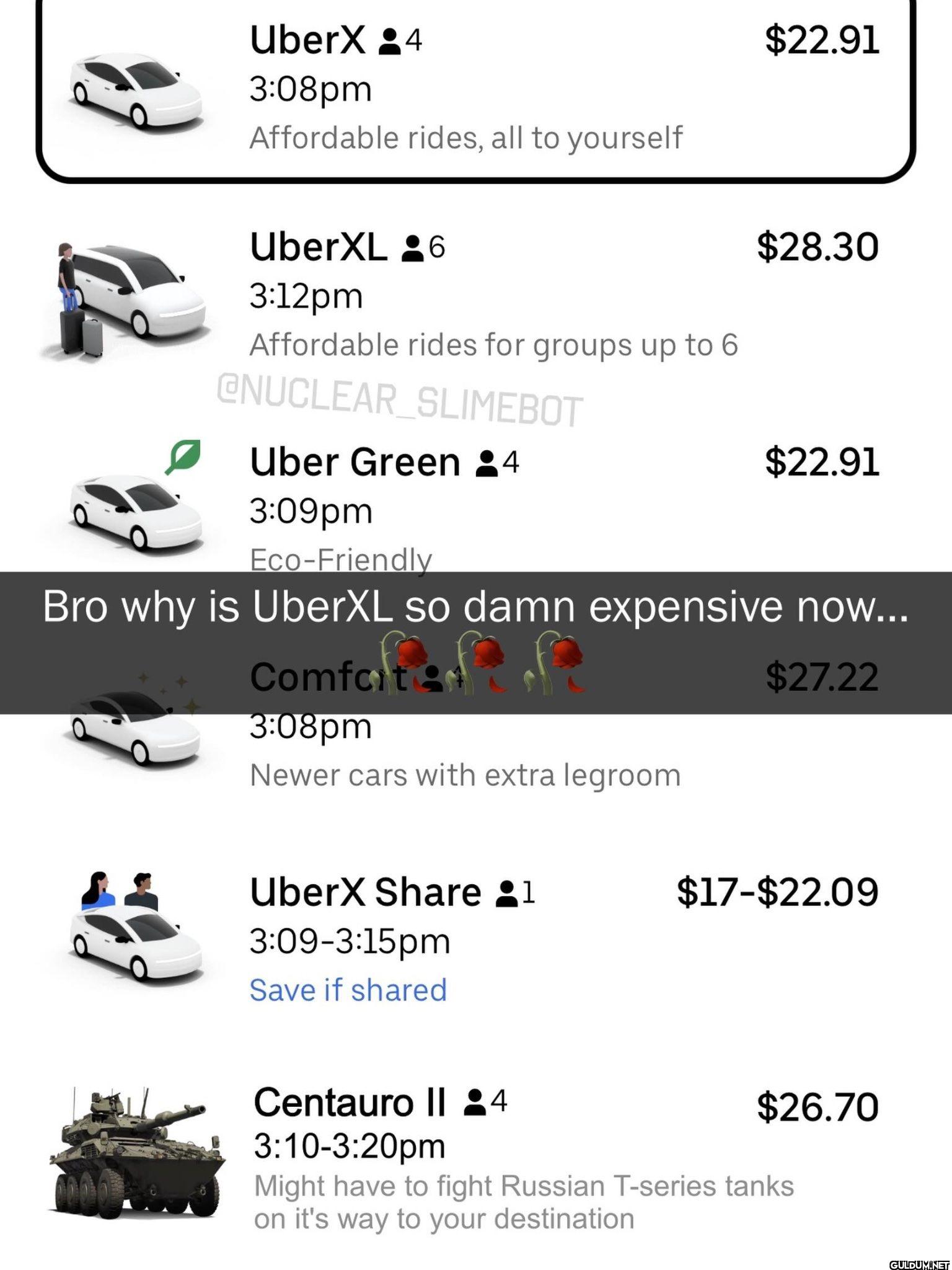UberX 4 22.91 Affordable...