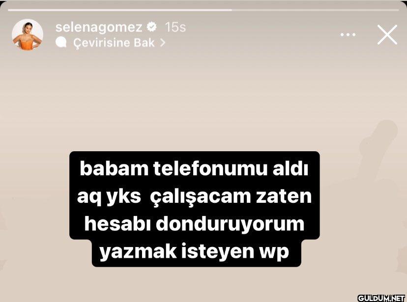 selenagomez 15s Çevirisine...