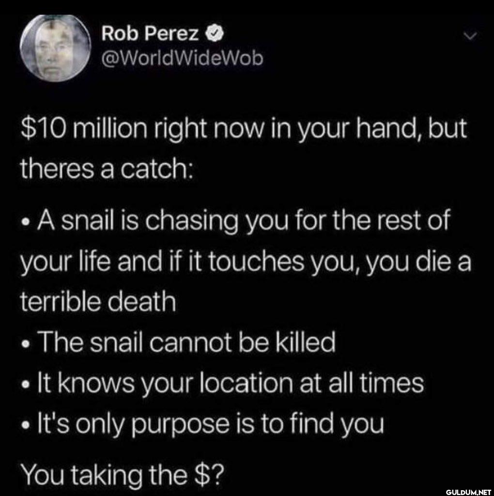$10 million right now in...