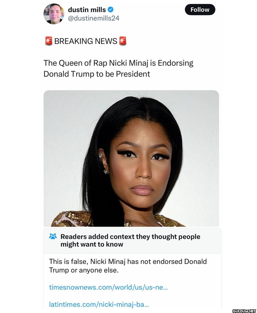BREAKING NEWS The Queen of...