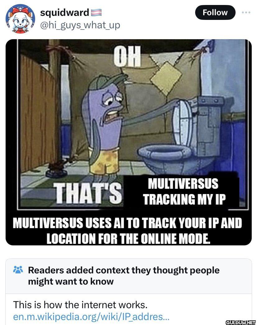 OH Follow THAT'S...