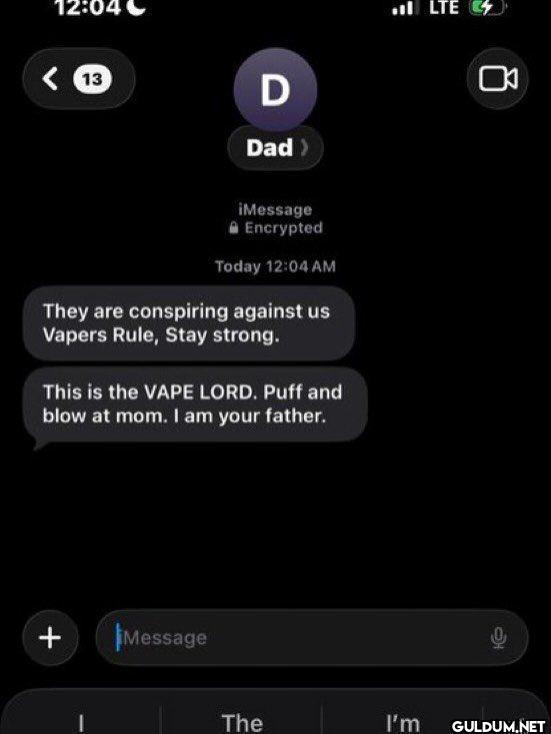 13 D Dad iMessage...